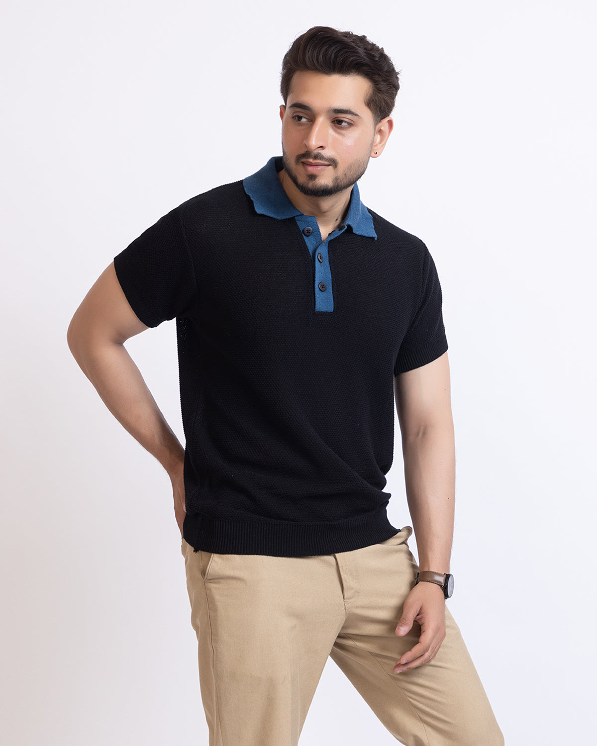 Premium Knit Polo That Looks ₹3000+ — Now ₹999 😮‍🔥