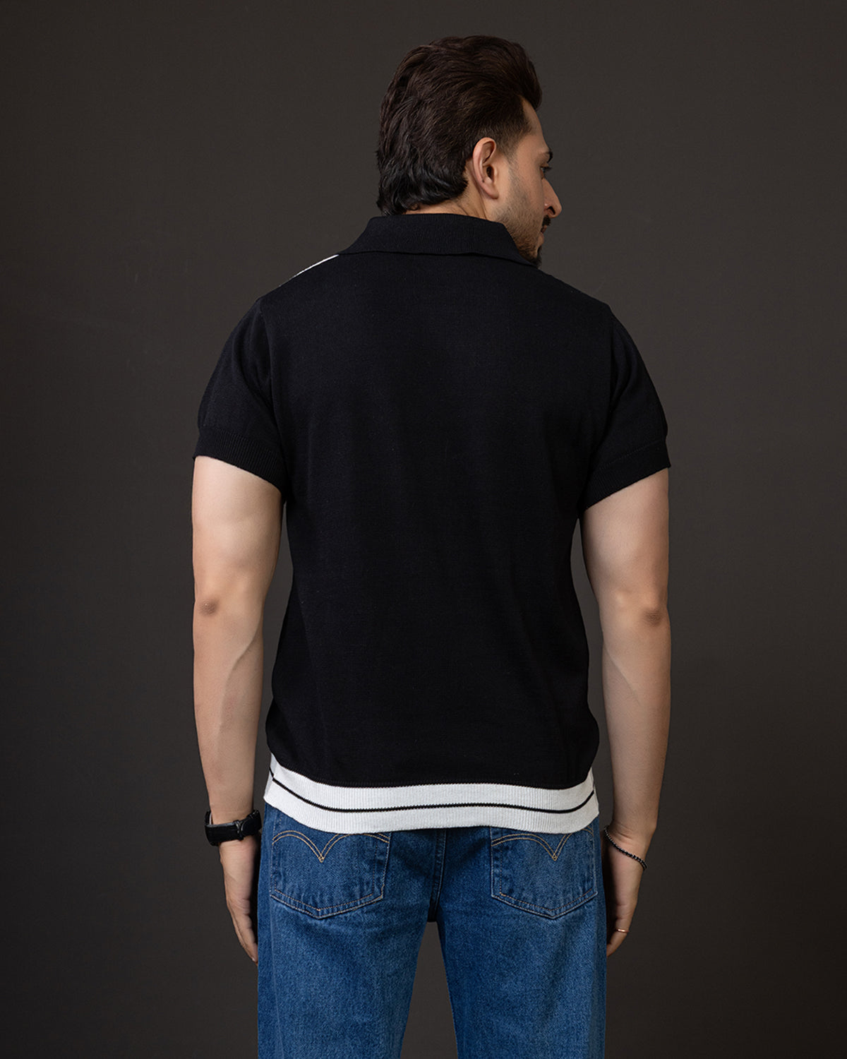 Designer Panel Knit Shirt – Premium Textured Collection