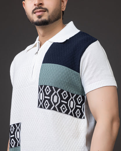 LWALS Designer Panel Polo – Textured Knit Collection