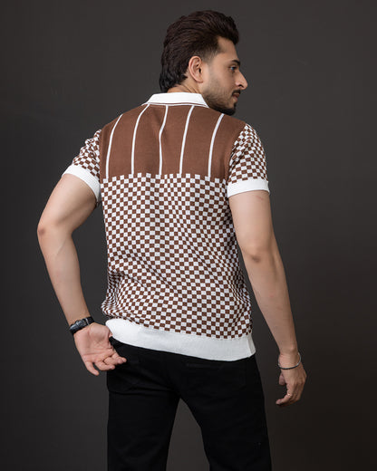 LWALS Vintage Check Polo – Statement Knit Collection