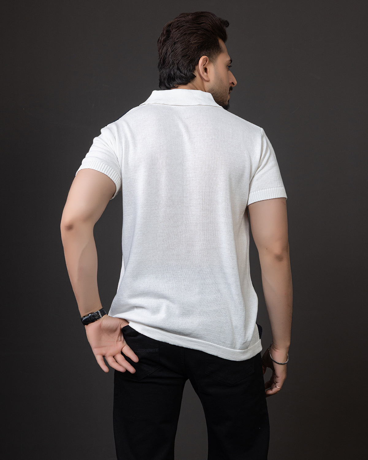 LWALS Designer Panel Polo – Textured Knit Collection