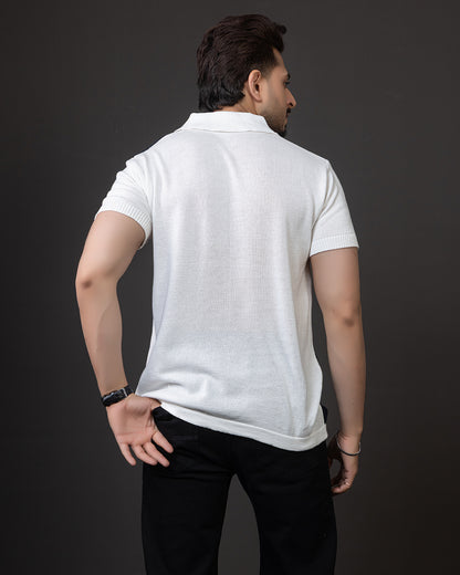 LWALS Designer Panel Polo – Textured Knit Collection