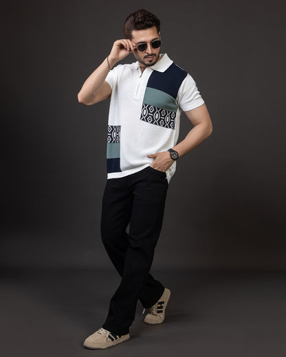 LWALS Designer Panel Polo – Textured Knit Collection